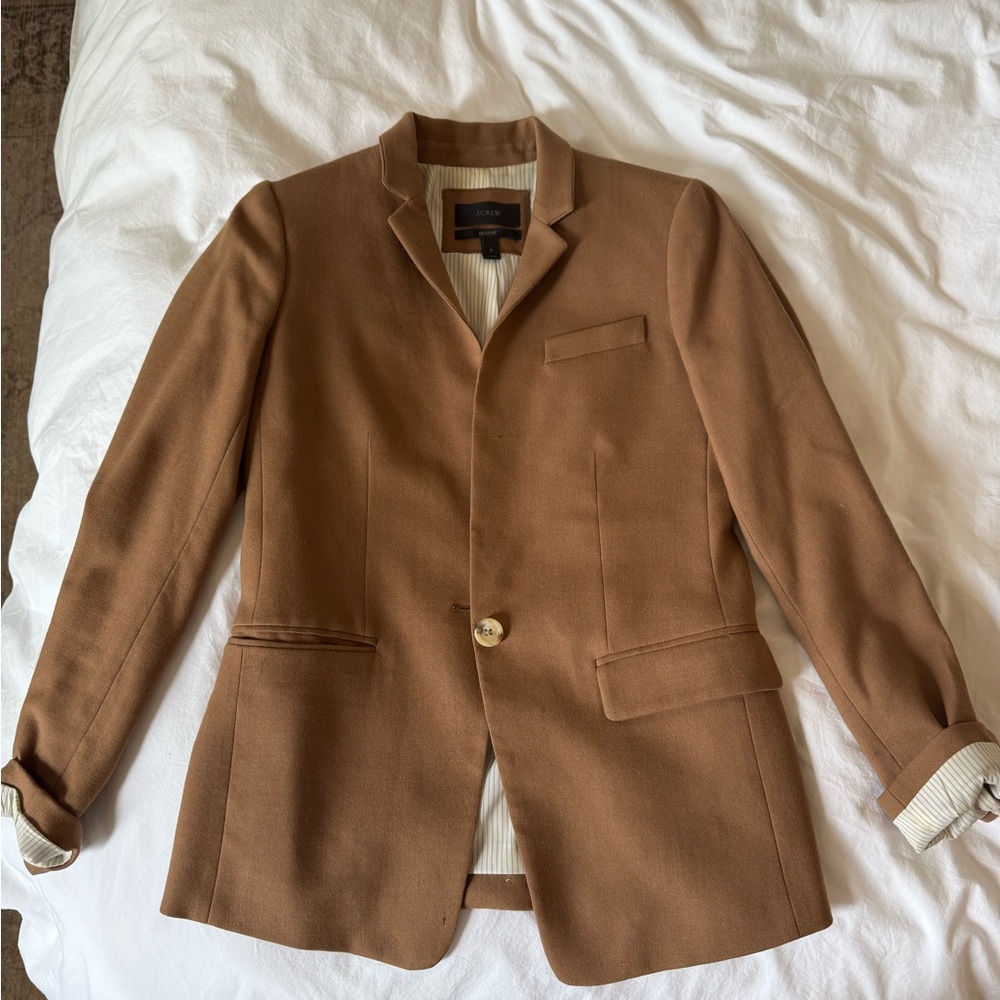 J. Crew Regent Blazer Camel 0